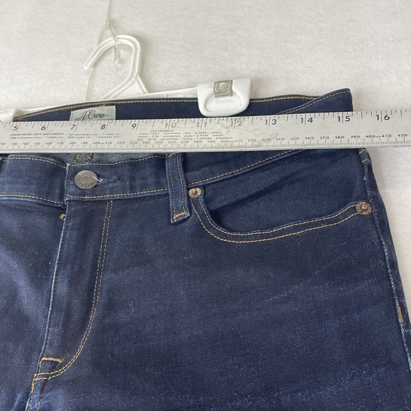 J Crew Matchstick Jeans Womens Size 28 Waist Dark Blue Denim Slim Straight Leg - Picture 7 of 13